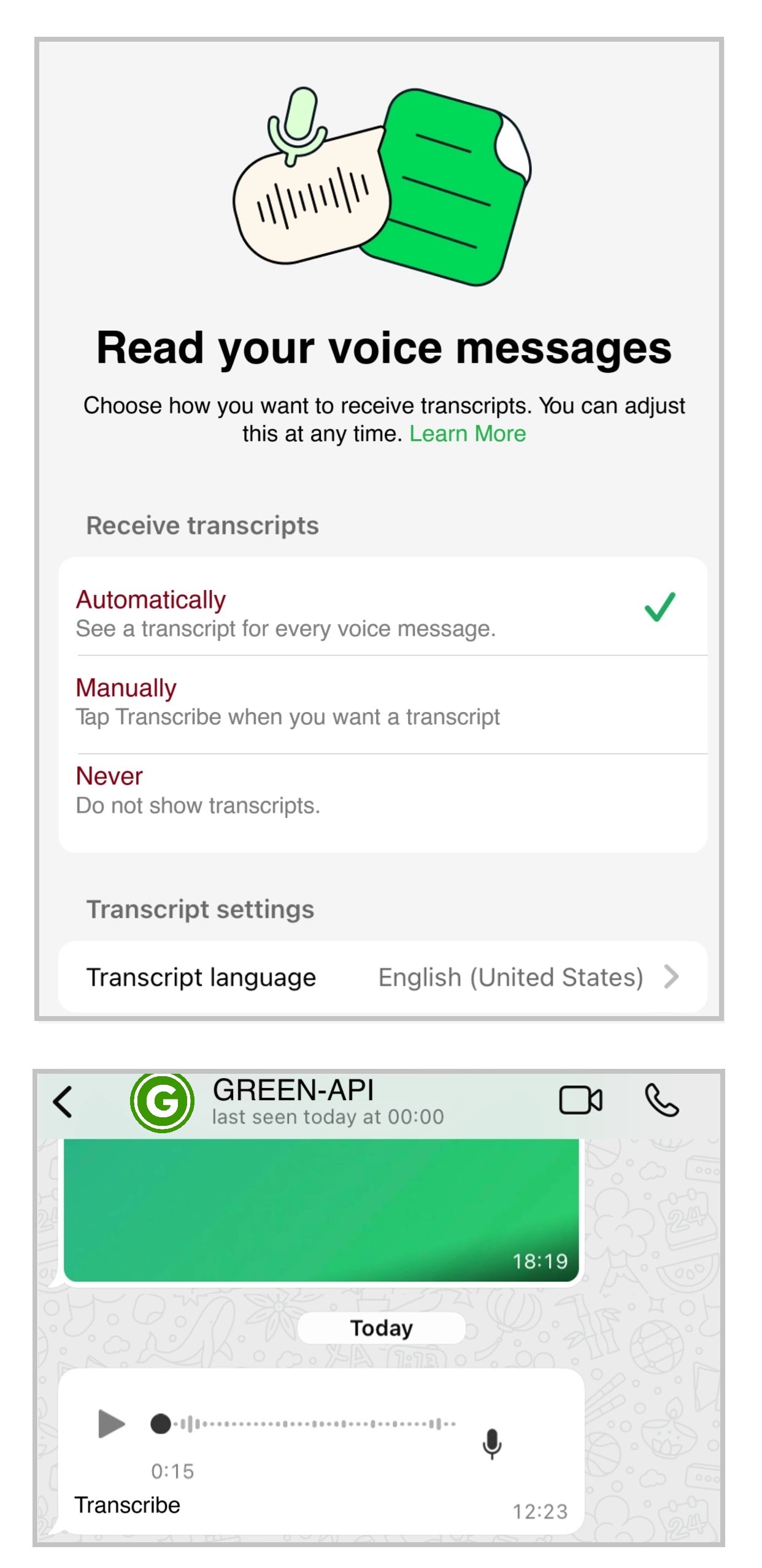 Voice messages 2