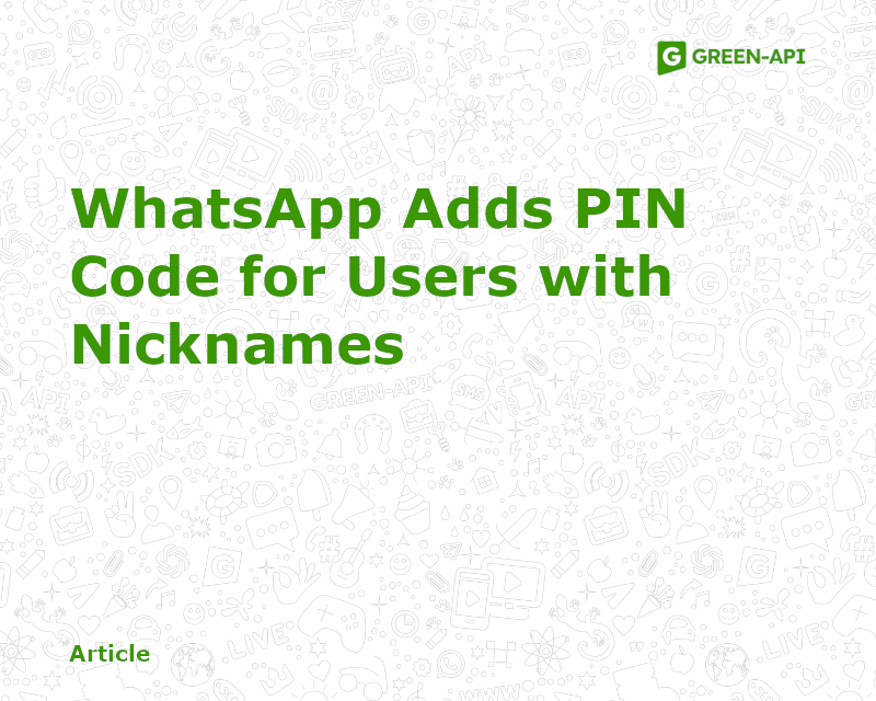 PIN in WA